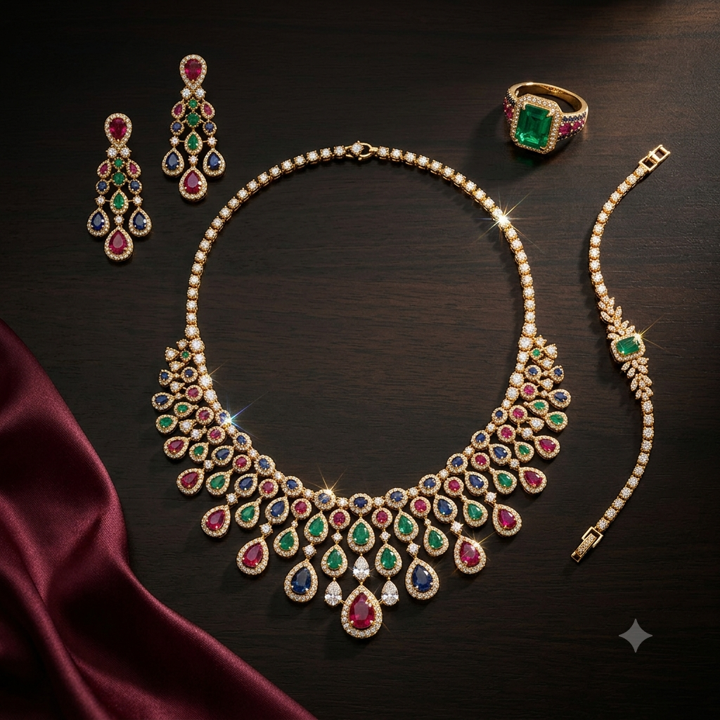 Ecommerce jewellery photography workflow using Mishruh.AI