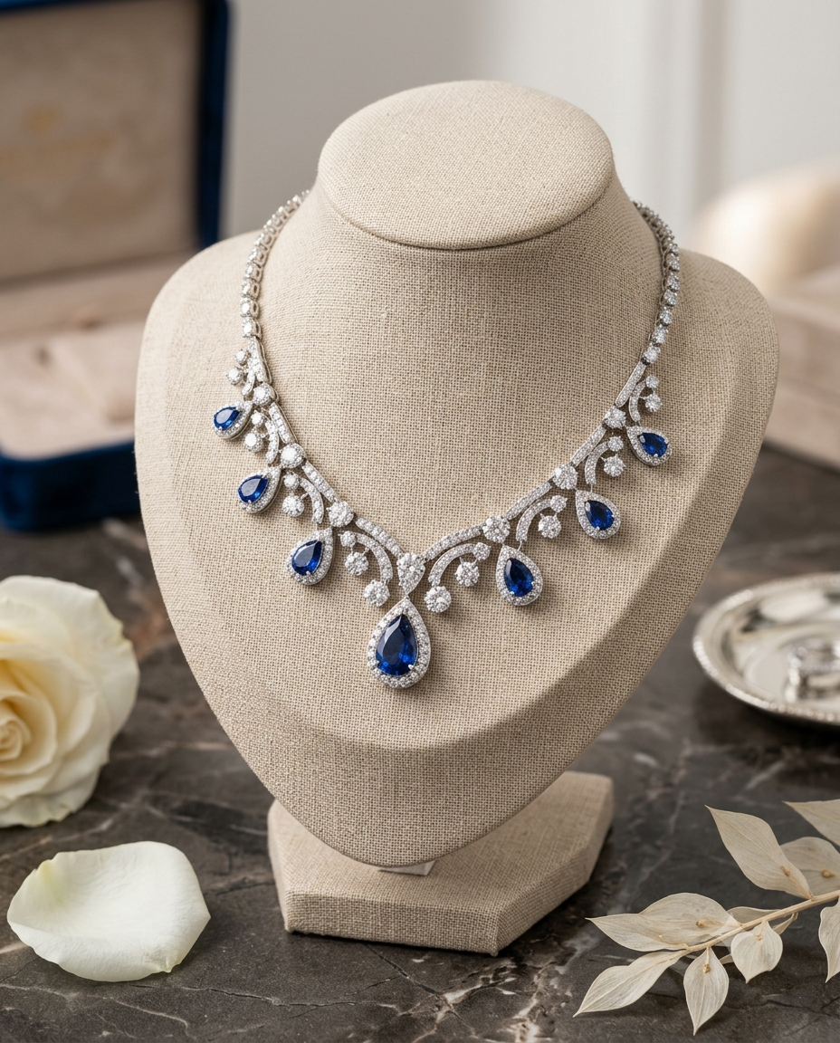 Jewellery product shoot — AI on-model jewellery photo by Mishruh AI