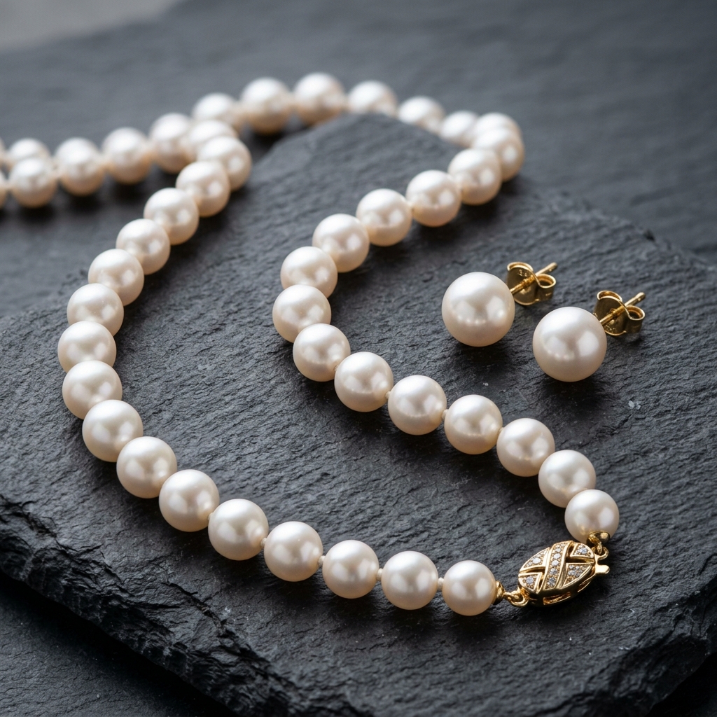 Pearl Jewellery Photography — AI-generated product shots by Mishruh.AI